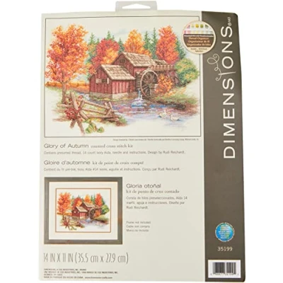 Obrázek Dimensions Počítaná sada křížkových tyčí, Glory of Autumn