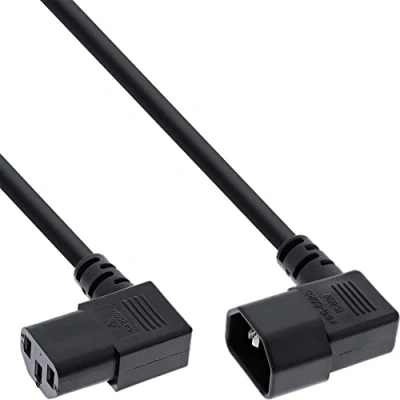 Obrázek InLine 16657L Netz Y Kabel, Kaltgeräte, 1x IEC C14 auf 2x C13, 5m