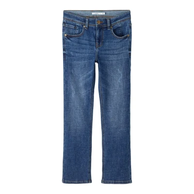 Obrázek Name it Nkmryan Džíny Straight Fit pro děti, Velikost: 122, Dark blue denim