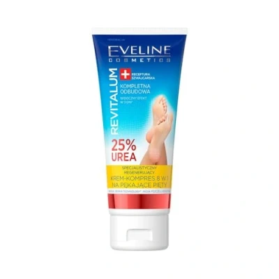 Obrázek Eve Line Revitalum Foot Cream Regenerating 8 in 1 urea 25% 100 ml