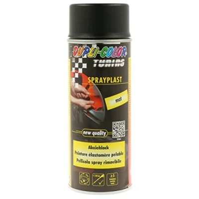 Obrázek DUPLI COLOR 388033 sprej plast černý matný 400 ml