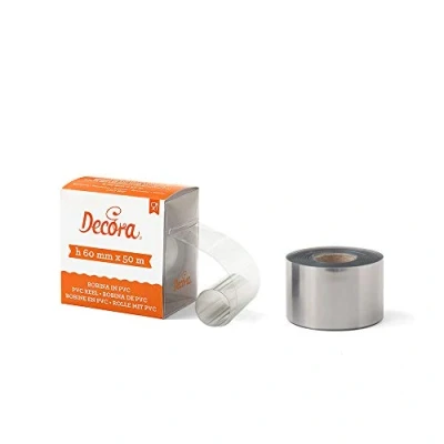Obrázek Decora 0160759 TORTENRANDFOLIE AUS PVC Rolle 50 M x H 60 MM, 10.5 7 cm