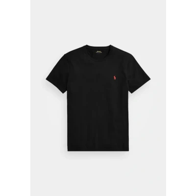 Obrázek Polo Ralph Lauren Custom SLIM FIT Jednoduché tričko, Muži, Velikost: XL, Black