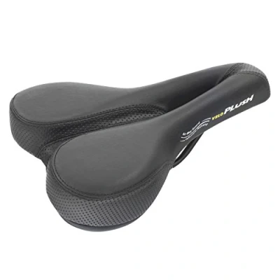 Obrázek Velo Basic Deep Channel Touring, sedlo na kolo, pánské sedlo, pro muže, O Zone Full Cut, ARC TECH odpružení konstrukce absorbující nárazy, stabilní 2komponentní skořepina, 262 x 165 mm, černé