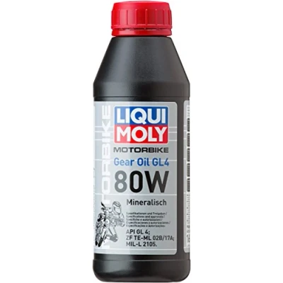 Obrázek LIQUI MOLY Motorbike Gear Oil (GL4) 80W 500 ml převodový olej pro motocykl výr. č.: 1617