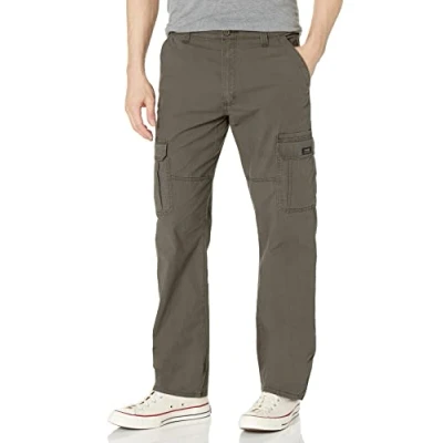 Obrázek Wrangler Authentics Pánské strečové kalhoty Cargo Ležérní, Hnědý oliv