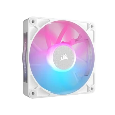 Obrázek Corsair iCUE LINK RX120 RGB 120mm PWM Lüfter Magnetisches Kuppellager Einzelner Weiß
