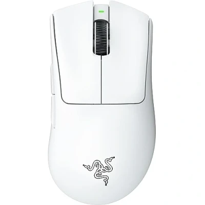Obrázek Razer DeathAdder V3 Pro lehká bezdrátová ergonomická myš (lehký design 64 g, Focus 30K optický senzor, spínač myši Gen 3, HyperSpeed Wireless) bílá