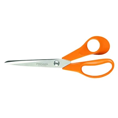 Obrázek Fiskars Univerzální nůžky pro praváky, celková délka: 21 cm, kvalitní ocel/plast, Classic, 1000815