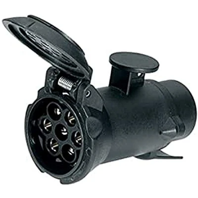 Obrázek HELLA Adaptér, zásuvka 12 V ze 7pólového na 13pólový délka: 102 mm plast černý DIN/ISO: 1724 N typ/11446 typ množství: 1 8JA 008 981 001
