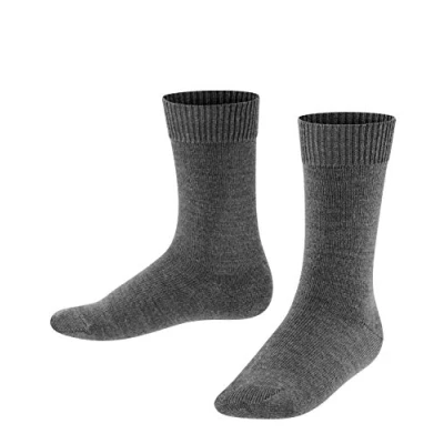 Obrázek FALKE Unisex Dětské komfortní vlněné ponožky prodyšné klimatizační regulující vlnu zabraňující zápachu zesílená teplá dlouhá životnost odolné, příjemné na kůži protiskluzové, měkké, neškrábe 1 pár,