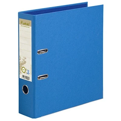 Obrázek Exacompta 53982E Premium Recycling Ordner Prem&#039;Touch Forever. 8 cm breit DIN A4 Ringordner Aktenordner Briefordner Büroordner Plastikordner Schlitzordner hellblau