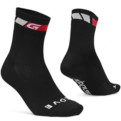 Obrázek GripGrab Classic Regular Cut sada 1 a 3 ks letní ponožky na jízdní kolo závodní horské Indoor Cycling Cyklistické ponožky, Černá pár