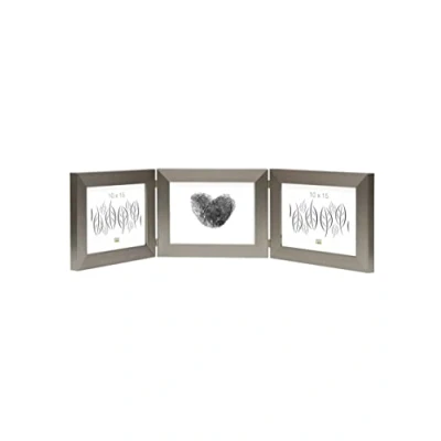 Obrázek Deknudt Frames S41VD1 pro H3H 10.0 x 15.0 fotorámeček, rozložitelný, 3 fotografie, formát na šířku, barva stříbra, stříbrná, 10 15 cm