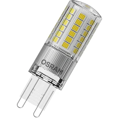Obrázek OSRAM Pin žárovka s paticí G9, teplá bílá (2700 K), 12V nízkonapěťová lampa, 4,8 W, náhrada za běžnou 48W žárovku