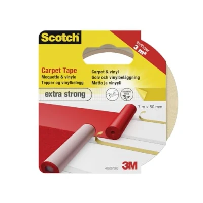Obrázek Lepicí páska na koberec Scotch 42020750 50 mm x 7 m, bílá