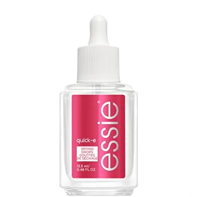 Obrázek Essie Top Coat quick e, rychleschnoucí kapky s pipetou, ochrana a lesk, transparentní, 13,5 ml