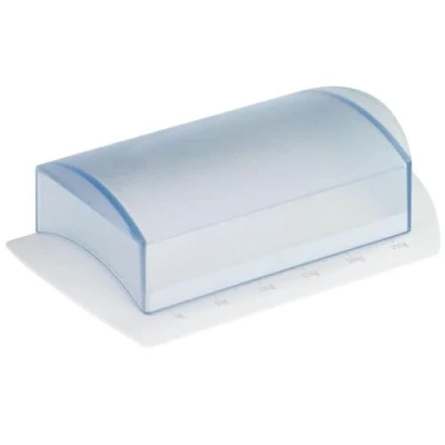 Obrázek Westmark Stolní máslenka se stupnicí, plast, bílá/průsvitná, 21162270