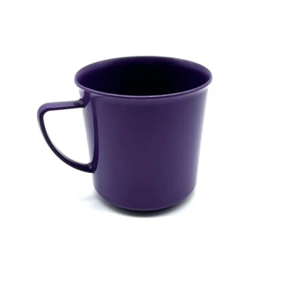 Obrázek Kimmel Pohárek s uchem, šálek na čaj, hrnek kávu, opakovaně použitelný, nerozbitný 180 ml, plast, fialová, 21 000 1509 1