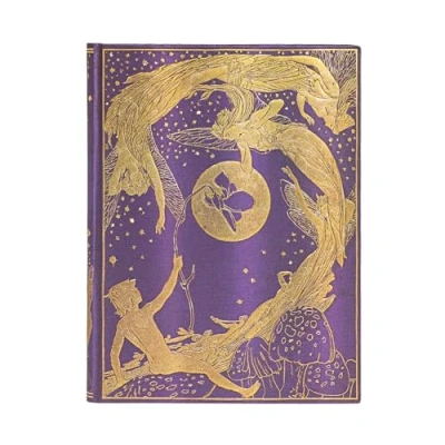 Obrázek Paperblanks Violet Fairy Lang&#039;s Books Hardcover Ultra Lined Elastic Band Closure 144 Pg 120 GSM
