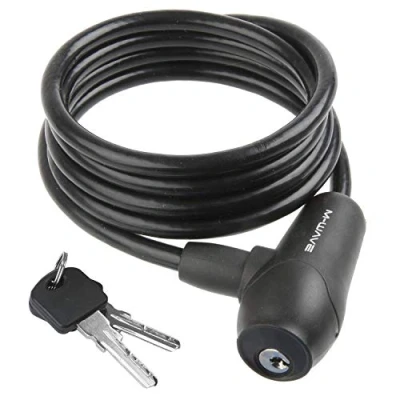 Obrázek M Wave Spirálový kabelový zámek S 8. 15 černý