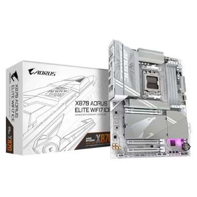 Obrázek GIGABYTE X870 A Elite WIFI7 II základní deska podporuje AMD Ryzen 9000 CPU, digitální 16+2+2fázové VRM, až 8000 MHz DDR5 (OC), 3xPCIe 5.0, Wi Fi 7, 2,5GbE LAN, USB 4