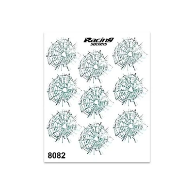 Obrázek 4R Quattroerre.it 8082 Sticker Aufkleber Glassplitter, 13.5 x 16 cm