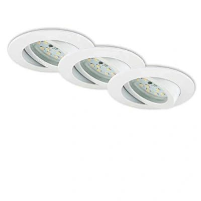 Obrázek Briloner Svítidla LED vestavné svítidlo, zářiče, bodová světla, stropní bodové světlo, lampy do obývacího pokoje, světlo 230 V, vestavná svítidla,