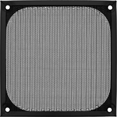 Obrázek InLine 33370S mřížka ventilátoru, hliníkový filtr, 120 x mm, černá