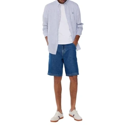 Obrázek Pedro del Hierro Hemd blau/weiß L