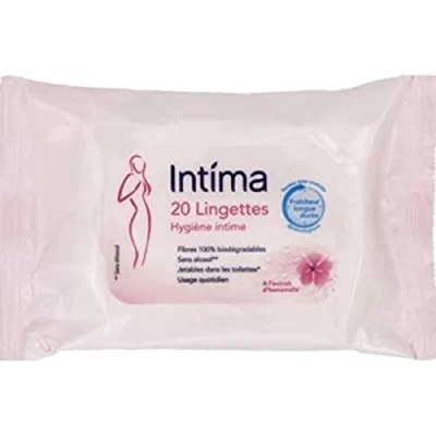 Obrázek Sagrotan Intima Liasan Intimpflege Tücher sensitive (1 balení, 20 ubrousků)