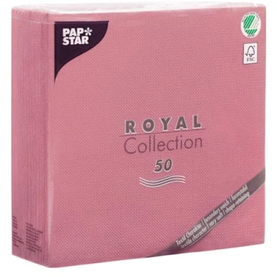 Obrázek Ubrousky 40 x cm „Royal Collection“ (50 ks), uni