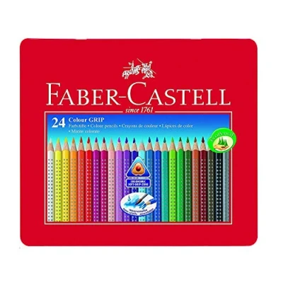 Obrázek Barevné pastelky Colour GRIP 2001 od Faber Castell, 112424, tříděné