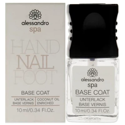 Obrázek Spa Base Coat rychleschnoucí podkladový lak / ošetřující bezbarvý s kokosovým olejem, 10 ml