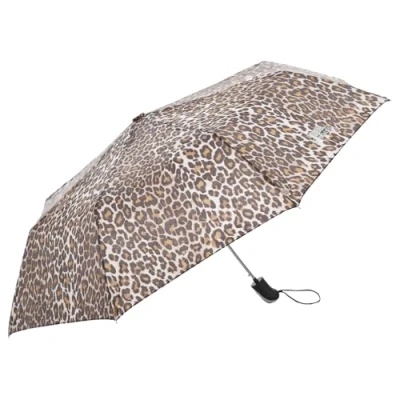 Obrázek Trespass Maggiemay, Leopard Print, deštník s ochranným pouzdrem, hnědý