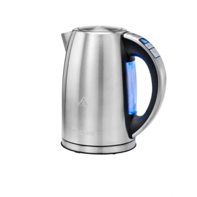 Obrázek Cuisinart Rychlovarná konvice s multi tempem rychlé přivaření, 3 kW bezdrátová povrchová úprava z ušlechtilé oceli objem 1,7 l nastavitelná teplota odnímatelný, pratelný filtr proti