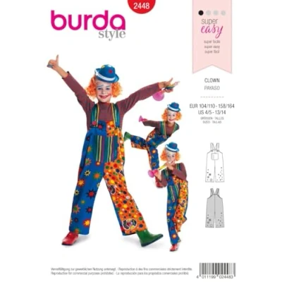 Obrázek Burda Střih 2448 dětská masopustová kostka?m vel. 104 164