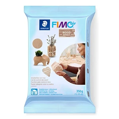 Obrázek STAEDTLER na vzduchu schnoucí modelovací hmota FIMO air wood effect, podobná dřevu, není nutný proces hoření, 350 g, nelepí, min. 95% přírodní suroviny, 8150 W7