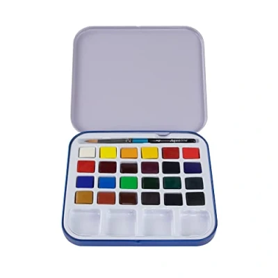 Obrázek Daler Rowney Aquafine akvarelové barvy na cesty, 24 kusů, béžová