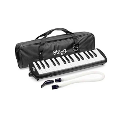Obrázek Stagg Melodica 32 Tasten, schwarz, inkl. Anblasschlauch