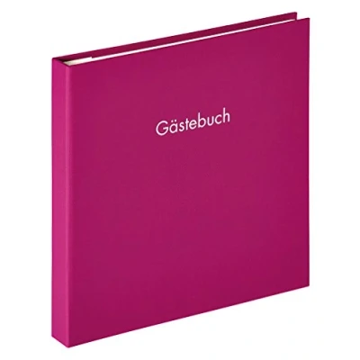 Obrázek walther design Kniha hostů fialová 26 x 25 cm s ražbou a spirálovou vazbou, Fun GB 206 Y