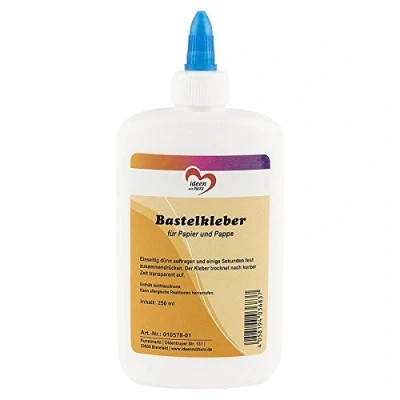 Obrázek Ideen mit Herz lepidlo pro kutily, 250 ml, schne transparentně, bez rozpouštědel, na vodní bázi, kutily vhodné děti