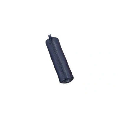 Obrázek Alassio 43139 pouzdro na psací potřeby z pravé kůže, tužky modré, Schlamper cca 21 x 6 cm, kulatý penál potřeby, lenochod se zipem