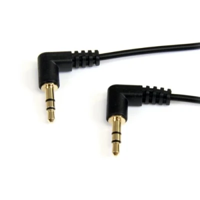 Obrázek StarTech.com 90 cm 3,5 mm jack audio kabel pravý zahnutý konektor/konektor
