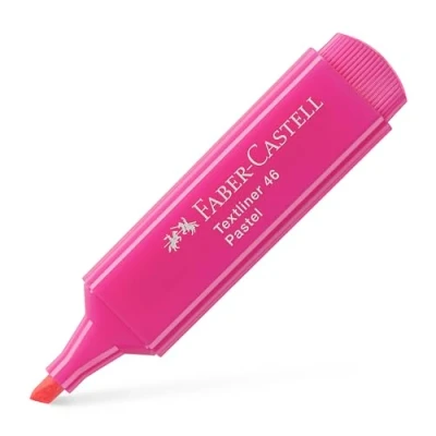 Obrázek Faber Castell 154654 Textmarker 46 pastell rosa, mit langlebiger Keilspitze, Strichbreite 1 5 mm