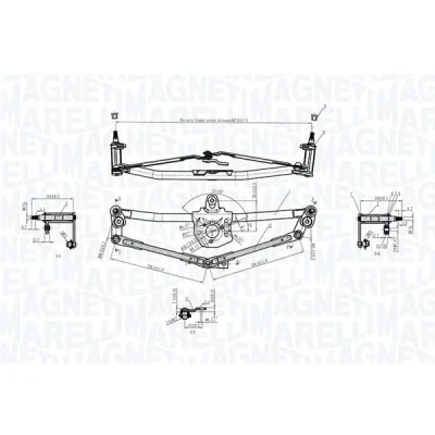 Obrázek Magneti Marelli 085570190010 Wischergestänge