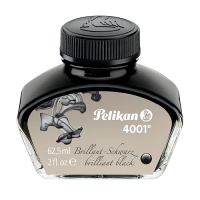 Obrázek Pelikan Tintenglas Tinte 4001, Brilliant Schwarz, 62.5 ml, 1 Glas