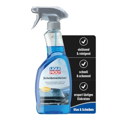 Obrázek LIQUI MOLY Scheibenenteiser, Art. Nr. 6902 I 500ml reinigendes Enteiserspray Auto für den Winter Entfernt schnell &amp; schonend Eis und Rauhreif an Scheiben Eisspray erhöhte Fahrsicherheit