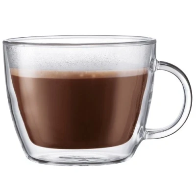 Obrázek Bodum Dvoustěnné bistro sklenice, sklo, průhledné, 0,45 l