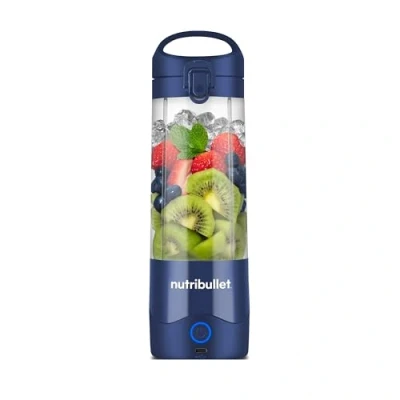 Obrázek nutribullet Stabmixer, 475ml BPA frei, Mini Mixer, Multifunktionsmixer, USB C Ladegerät, über 15 Mixzyklen, Navy Blauz, NBP003NBL